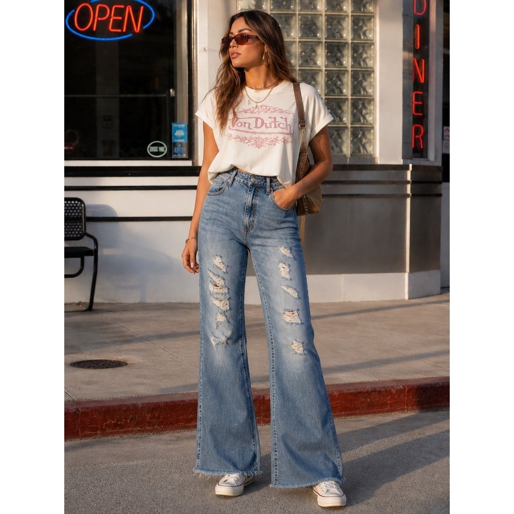 Miss Me Flare High Rise Denim - Size 29